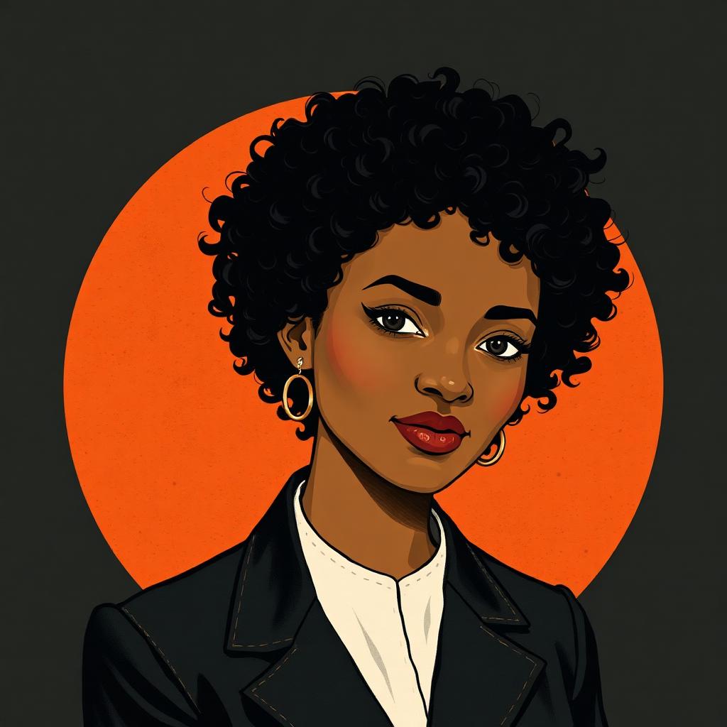 Illustrated portrait of a Employment-law specialist